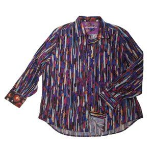 ROBERT GRAHAM 3XL Mt Crumpit Shirt Fireworks Trim